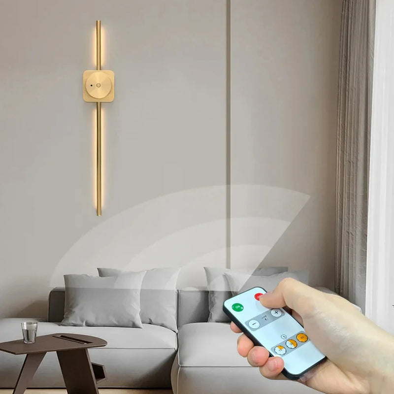 Afralia™ Magnetic Remote Wall Lamp | Rechargeable Wireless Cordless LED Control