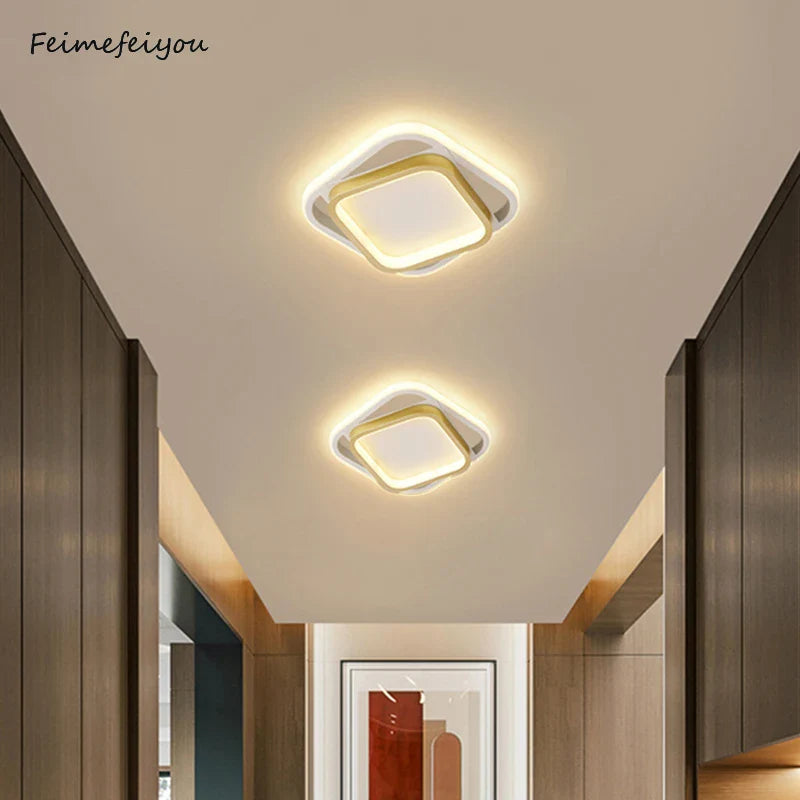 Afralia™ Nordic LED Ceiling Lamp for Indoor Lighting, Living Room, Corridor, Porch, Bedside, Balcony