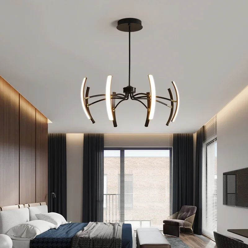 Afralia™ LED Chandeliers for Modern Living Room Bedroom Study Kitchen Lighting