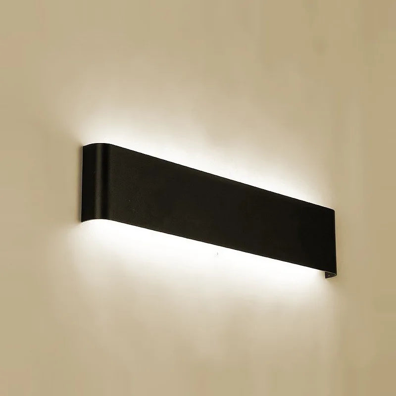 Afralia™ Modern LED Aluminum Wall Sconces for Indoor Lighting in Stair, Bedroom, Living Room