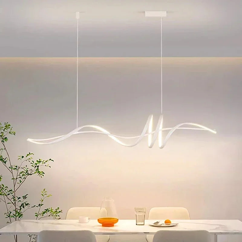 Afralia™ Modern Minimalist Dimmable LED Pendant Lights for Home Décor Lighting