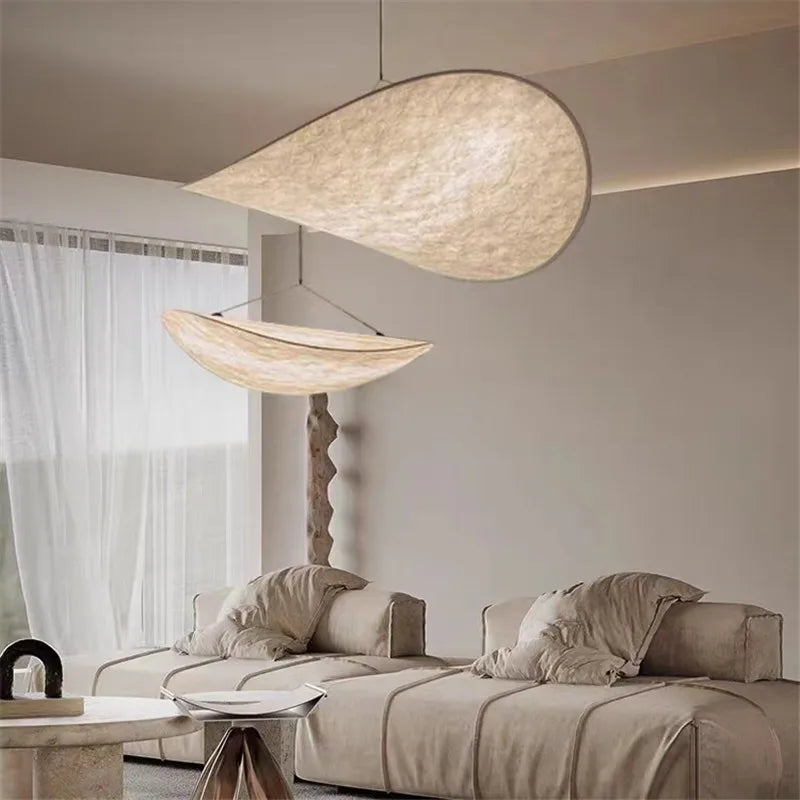 Afralia: Tense Lamp LED Acrylic Pendant Light for Living Room Luxury Kitchen Bedroom