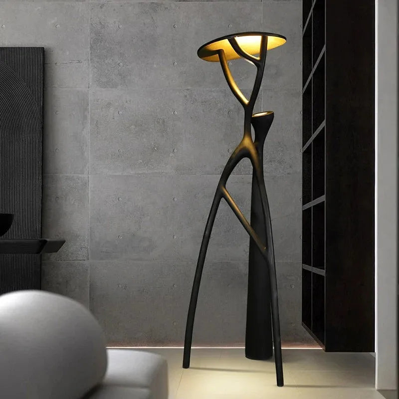 Afralia™ Modern LED Floor Lamp for Home, Living Room, Restaurant, Hotel, Lobby & Garden