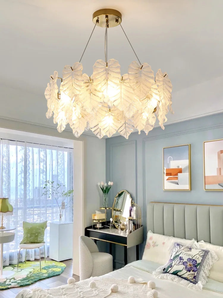 Afralia™ Crystal Chandelier: Elegant Light Luxury Lamp for Living Room, Bedroom, Dining Room & Study