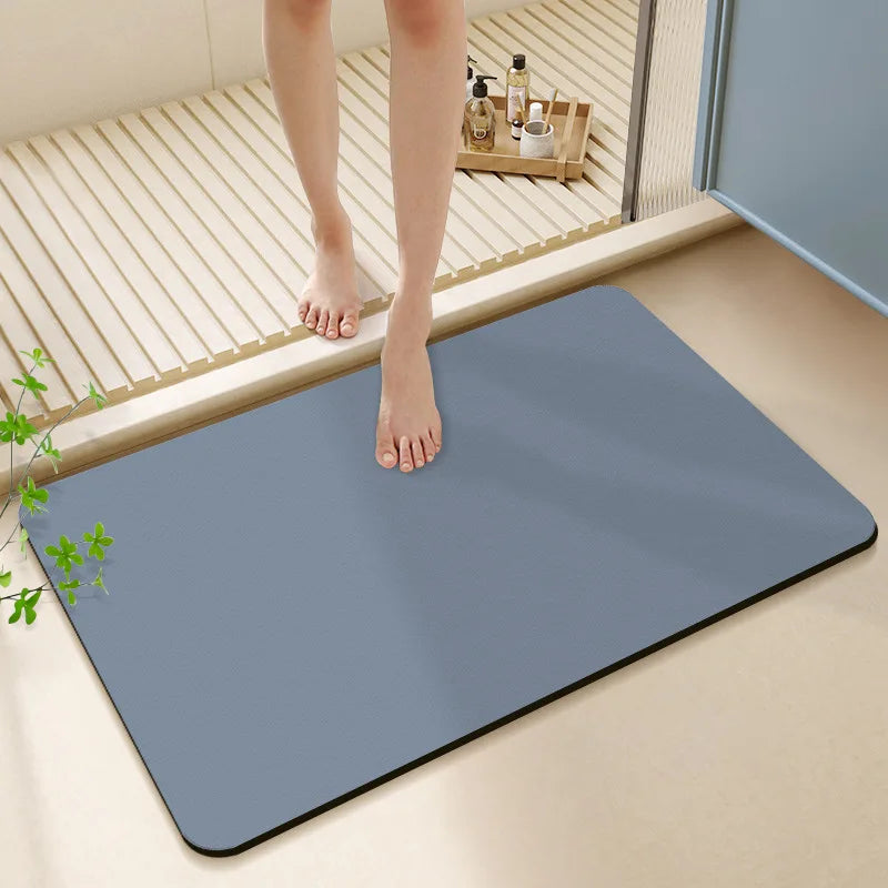 Afralia™ Diatom Ooze Bath Rug: Super Absorbent Non-slip Mat for Bathroom & Toilets