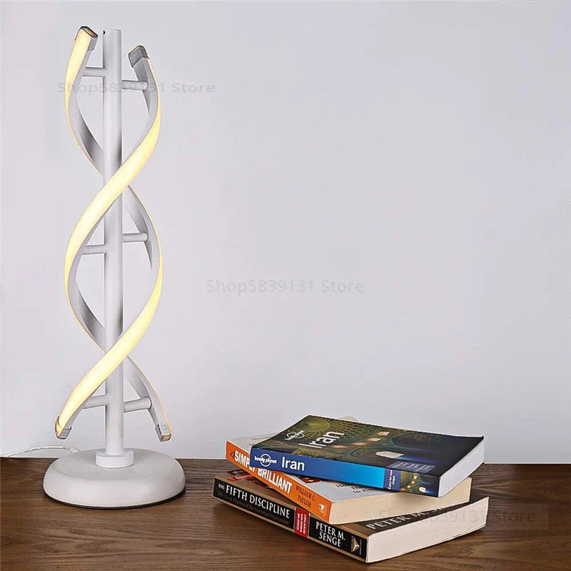 Afralia™ LED Acrylic Art Floor Lamp Modern Home Décor Living Room Bedroom Light
