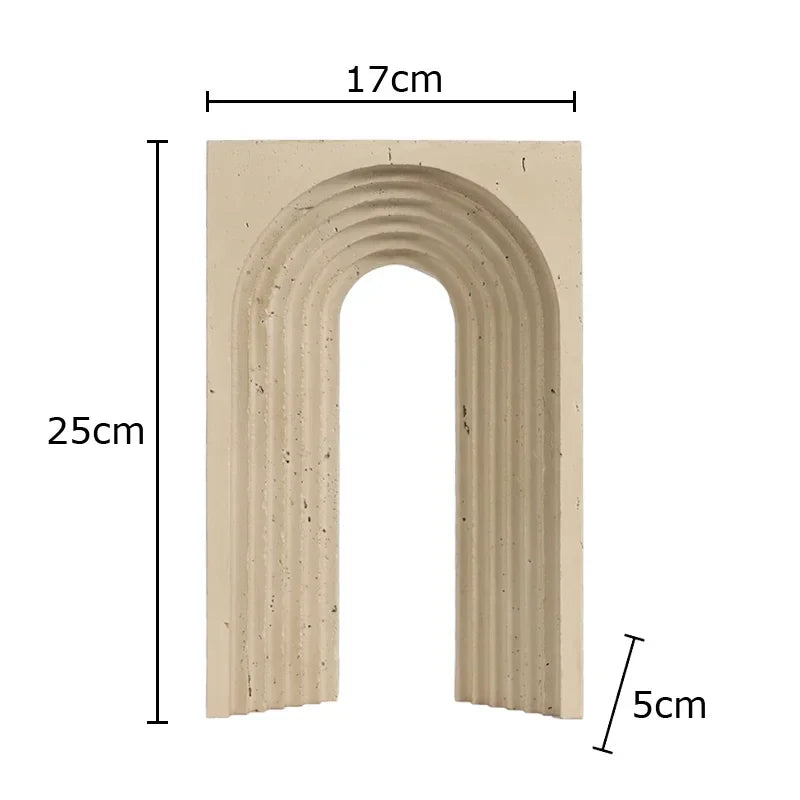 Afralia™ Stone Door Ornaments: Modern Desk Decor Resin Statue Ball Artwork Aesthetics