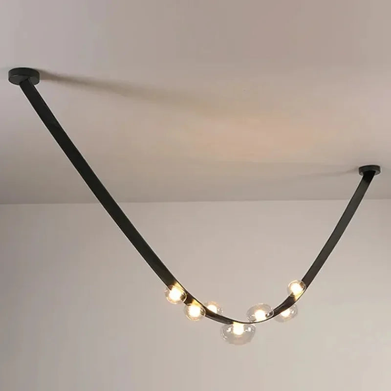 Afralia™ Leather Pendant Lights for Home Decor Chandelier Lighting Fixture