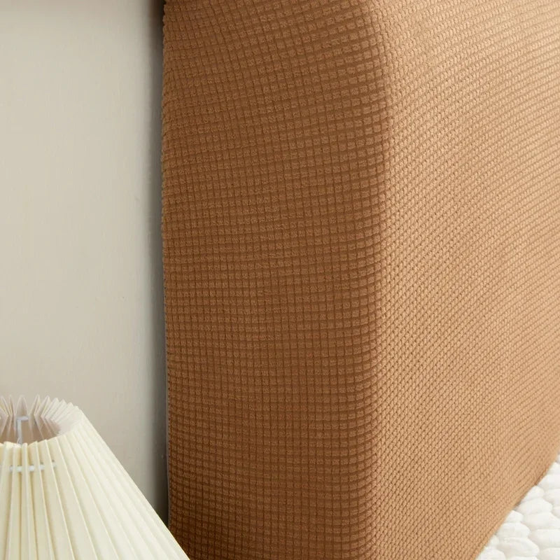 Afralia™ Solid Spandex Bed Headboard Cover - All-inclusive Dust Cover for Bedside Headboard