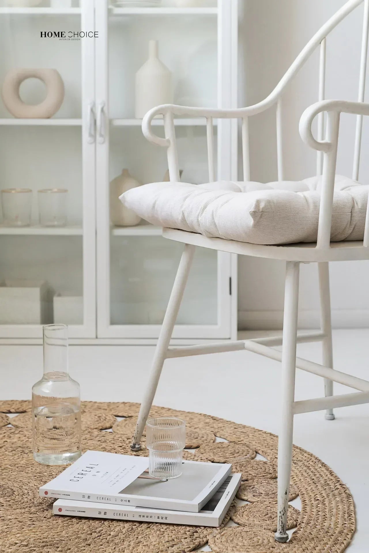 Afralia™ Nordic White Iron Dining Chair: Compact & Sturdy Design for Small Spaces.
