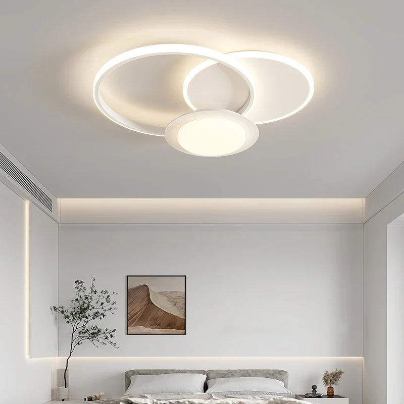 Afralia™ Round Nordic Chandelier Light - Indoor Lighting Fixture for Living Room, Dining Room, Bedroom