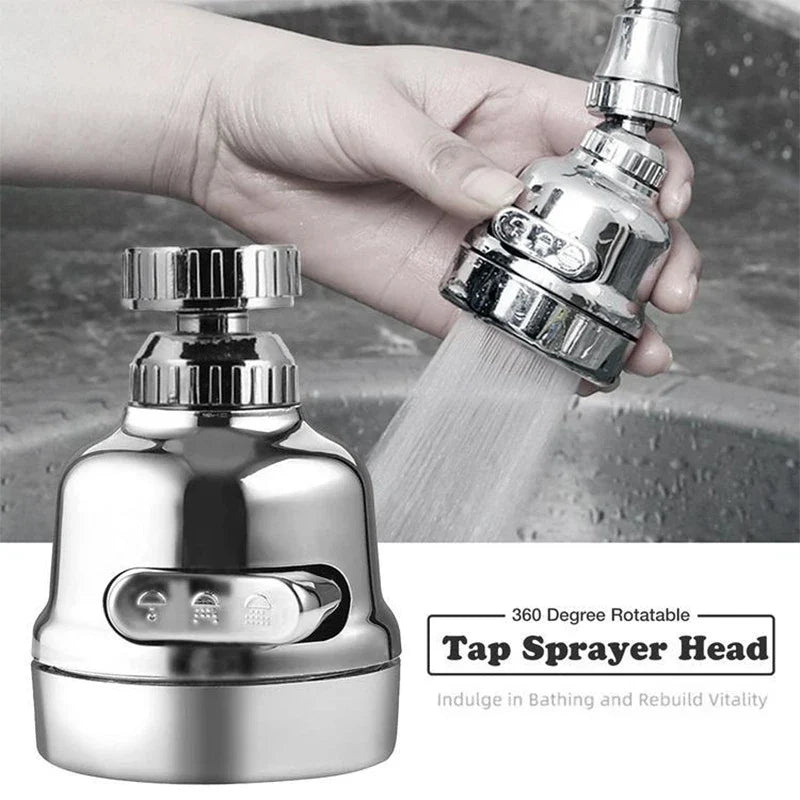 Afralia™ Swivel Kitchen Faucet Aerator Sprayer Filter Nozzle Water Saving Connector