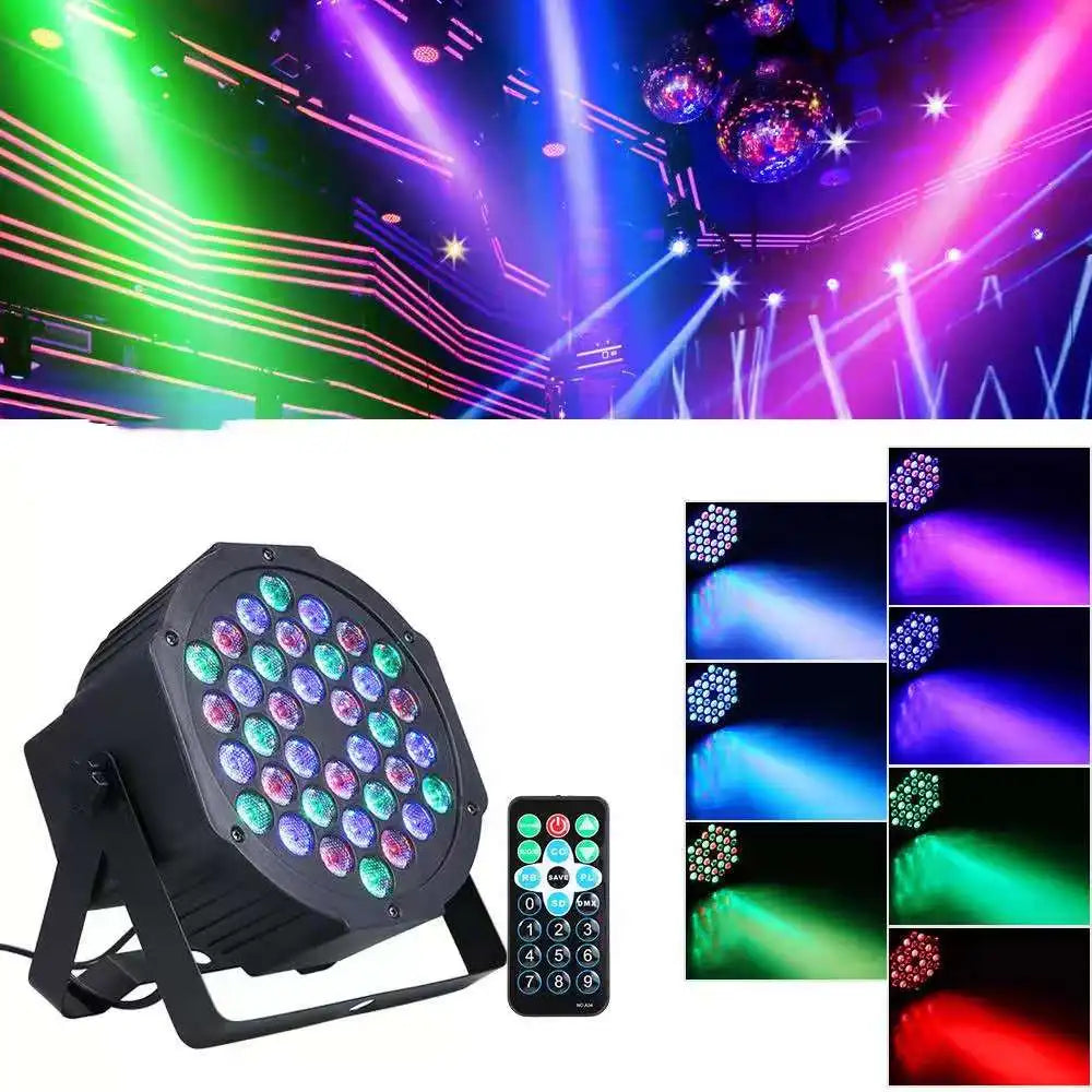 Afralia™ RGB Stage Light Strobe Beam Projector DJ Disco Club Party Lighting