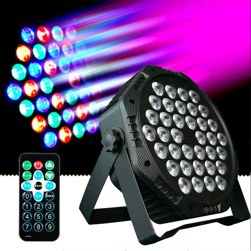 Afralia™ RGB Strobe Light for Stage DJ Party Festival Disco Lighting