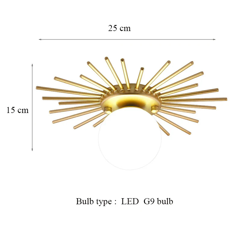 Afralia™ Minimalist LED Ceiling Light Fixture for Luxury Interior Décor