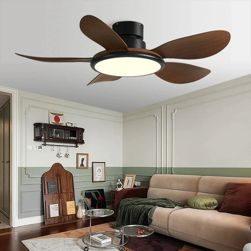 Afralia™ LED Ceiling Fan with Remote Control, Modern Design, Low Energy Consumption