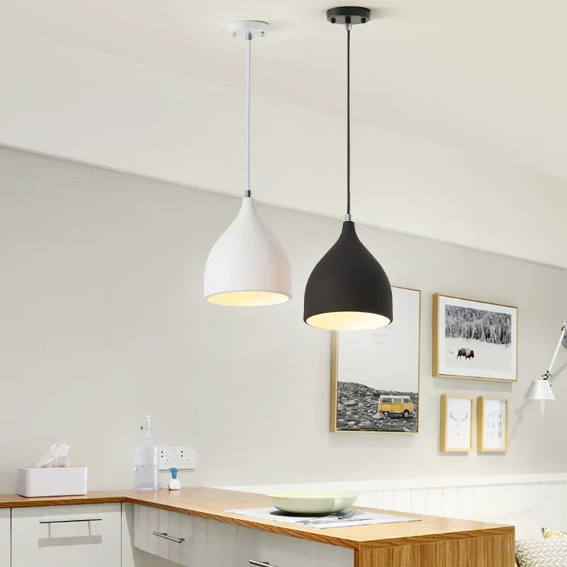Afralia™ Modern LED Pendant Light for Living Room, Bedroom, Bar, Kitchen, and Study