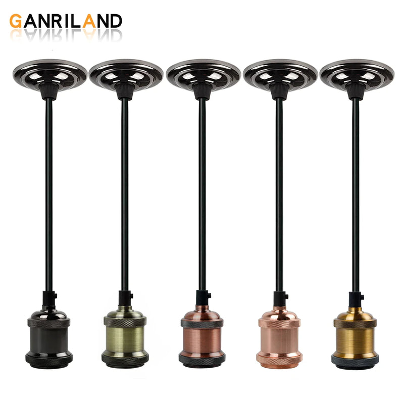 Afralia™ Modern Industrial Pendant Light with E26 E27 Lamp Holder for Restaurant