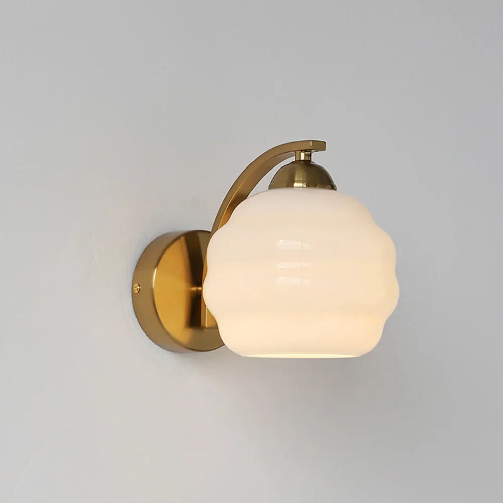 Afralia™ Glass Wall Lamp: Modern Aisle & Bedroom Wall Lights with Nordic Design