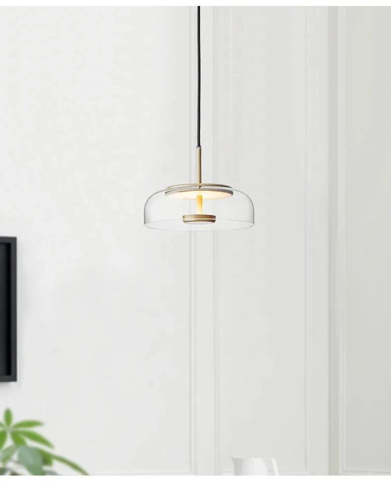 Afralia™ Modern Nordic Glass Pendant Lights for Dining Room Kitchen Bar Bedside
