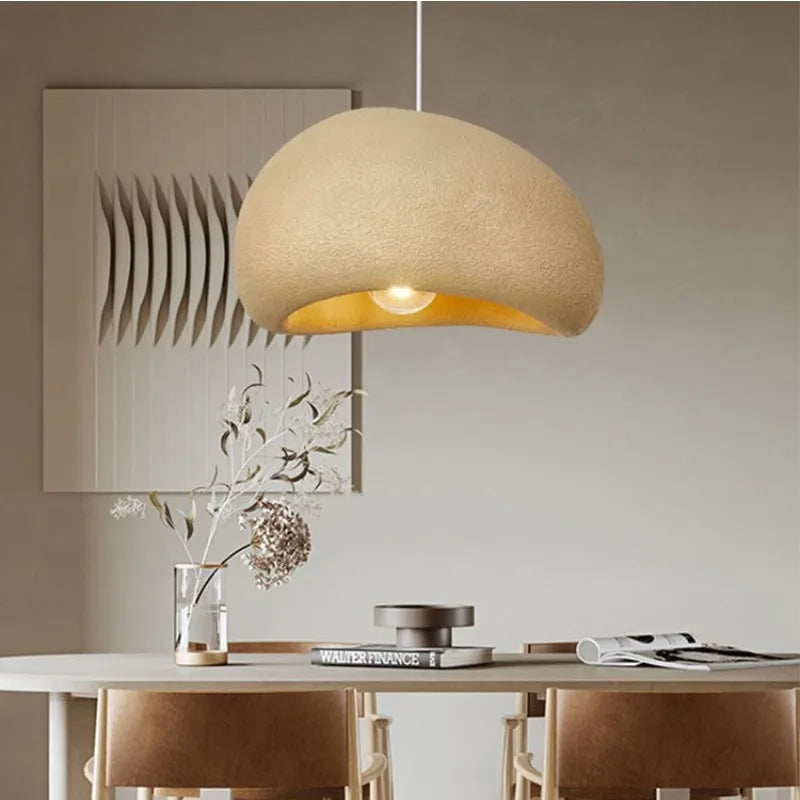 Afralia™ Nordic Wabi Sabi Style E27 Chandelier Pendant Lamp