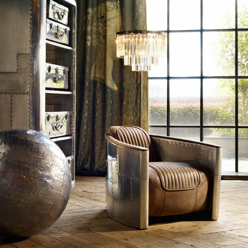 Afralia™ Gray Crystal Black Standing Light - Modern Luxury Classic Living Room Decor