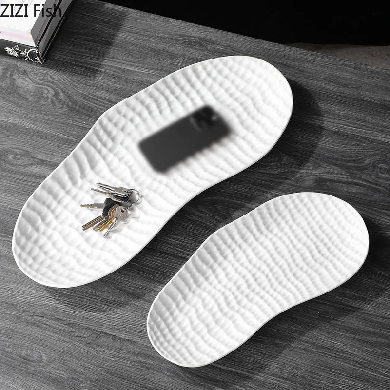 Afralia™ Ceramic Fruit Bowl Tray for Snacks & Desserts