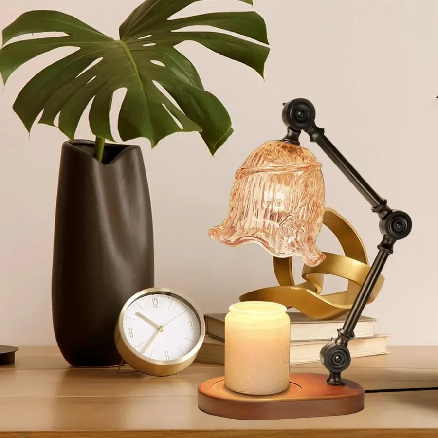 Afralia™ Aromatherapy Wax Melting Lamp: Multi-functional Atmosphere Candle Lamp