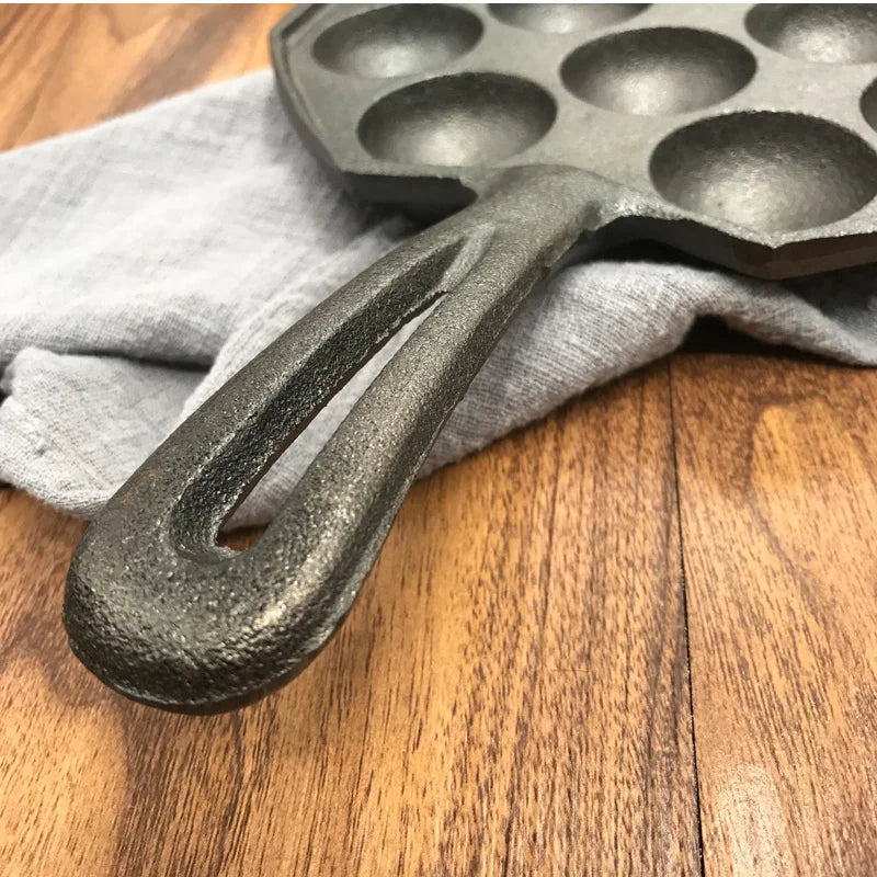 Afralia™ Takoyaki Maker Pan - 12 Cavities Octopus Balls Baking Kitchenware