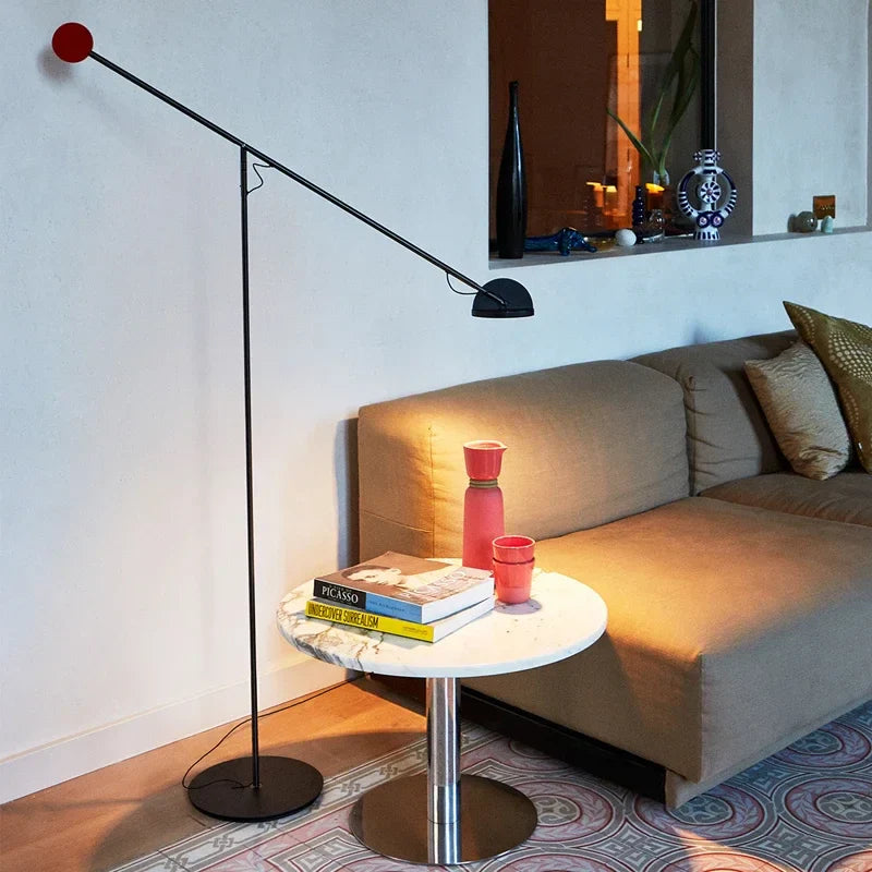 Afralia™ Nordic Simplicity LED Floor Lamp for Living Room Hotel Bedroom Sofas