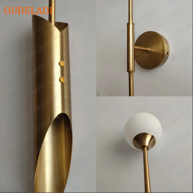 Afralia™ LED Wall Lamp for Living Room Stairs Loft Night Table Home Decor