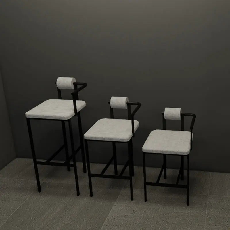 Afralia™ Industrial Style Bar Chair: High Stool for Home & Front Desk, Nordic Design