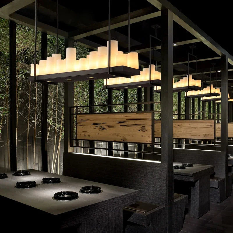Afralia™ Glass Candle Chandeliers: Modern LED Ceiling Lights for Home Decor, Living and Dining Room