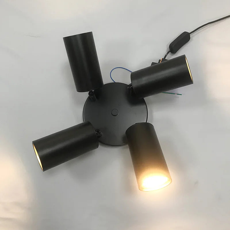 Afralia™ Adjustable LED Chandelier Ceiling Lamp for Home Decor & Lighting
