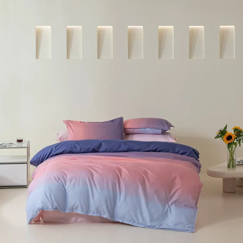 Afralia™ Romantic Starry 3D Printed Duvet Cover Set for Single Double Bed