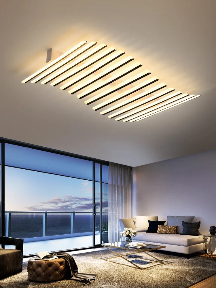 Afralia™ Modern Linear Ceiling Wall LED Lamps for Home Interior Decoration