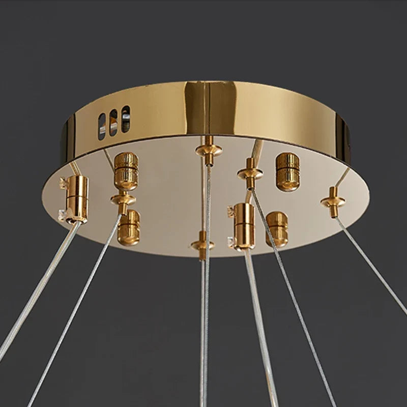 Afralia™ Crystal Chandelier Pendant Lamp, Exquisite Oriental Style Lighting for Home