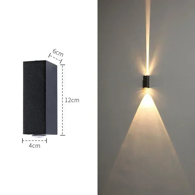 Afralia™ Aluminum Waterproof Porch Spot Wall Lamp: High Power Indoor Outdoor Light