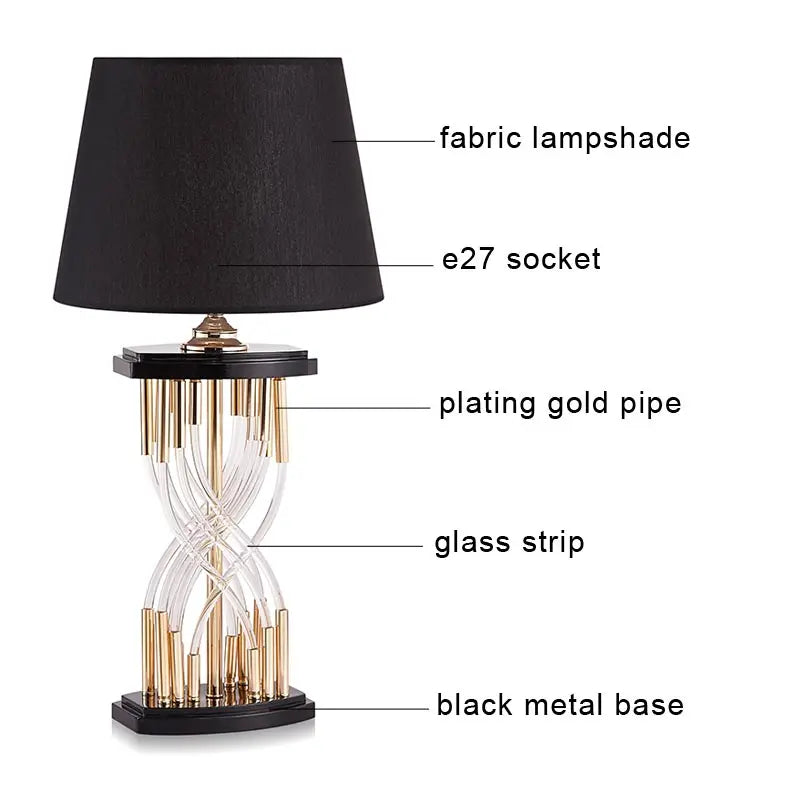 Afralia™ Nordic Fabric Table Lamp - Modern Home Desk Light Fixture