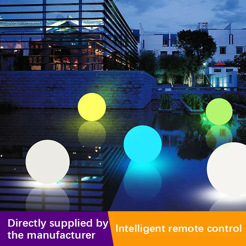 Afralia™ LED Ball Lamp for Outdoor Courtyards & Gardens - Rechargeable Landscaping Light