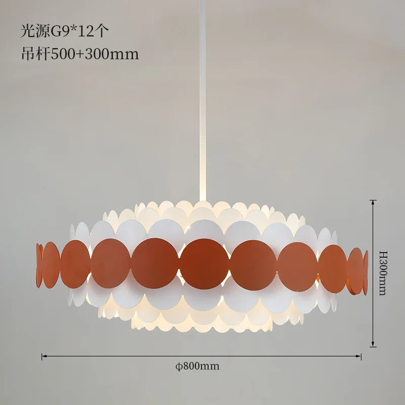 Afralia™ Minimalist Ceiling Chandelier Hanging Lamps for Living Room & Bedroom