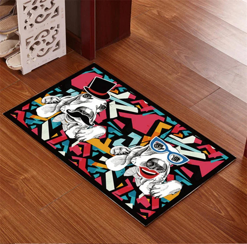 Afralia™ Underwater World Crystal Velvet Door Mat: Anti-Slip, Durable, Easy to Clean Rug