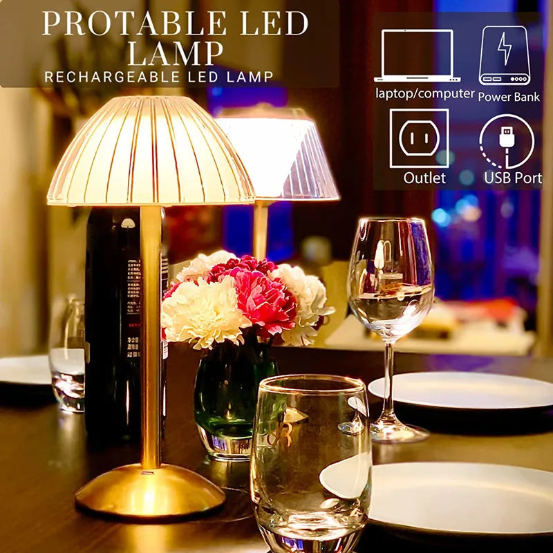 Afralia™ Diamond Touch Sensor LED Table Lamp: Elegant Nordic Bedroom Decoration