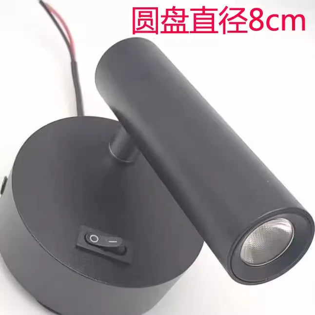 Afralia™ Adjustable Bedside LED Wall Lamp for Modern Hotel Guest Rooms