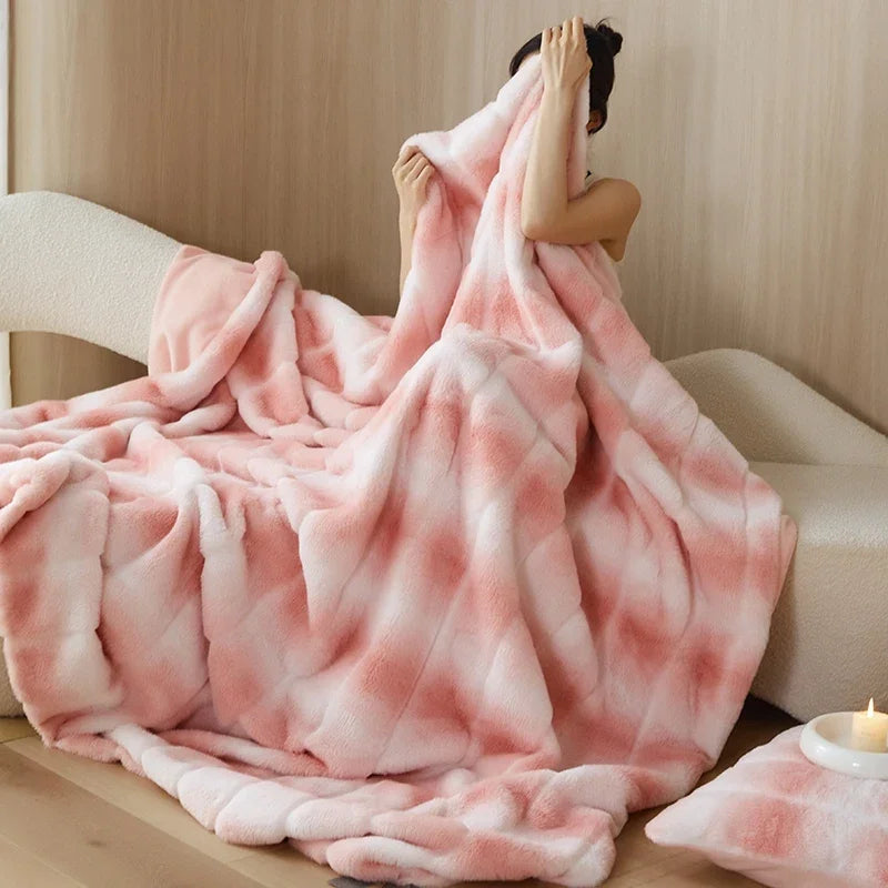 Afralia™ Cozy Fleece Blanket for Warmth & Style