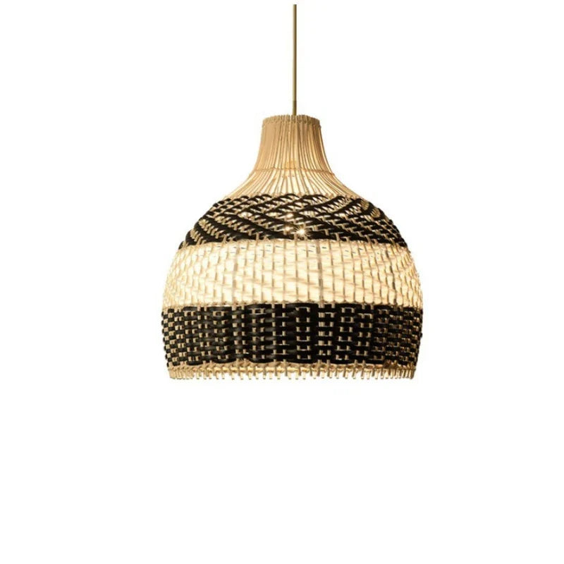 Afralia™ Rattan Weave Chandelier | Handmade Nordic Pastoral Style LED Decor Light