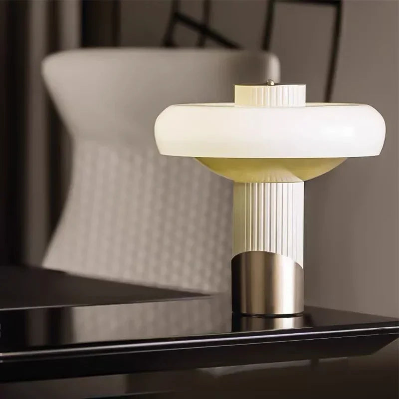 Afralia™ Minimalist Luxury Desk Lamp for Living Room Bedroom Study Hotel Model Room