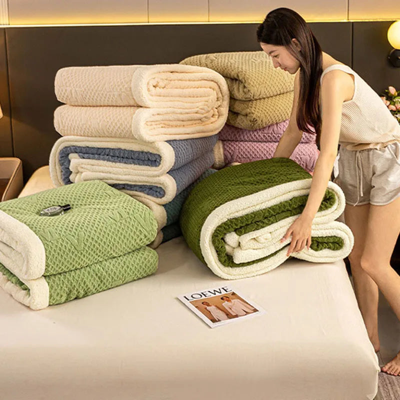 Afralia™ Cozy Warmth Velvet Autumn Sleep Blanket