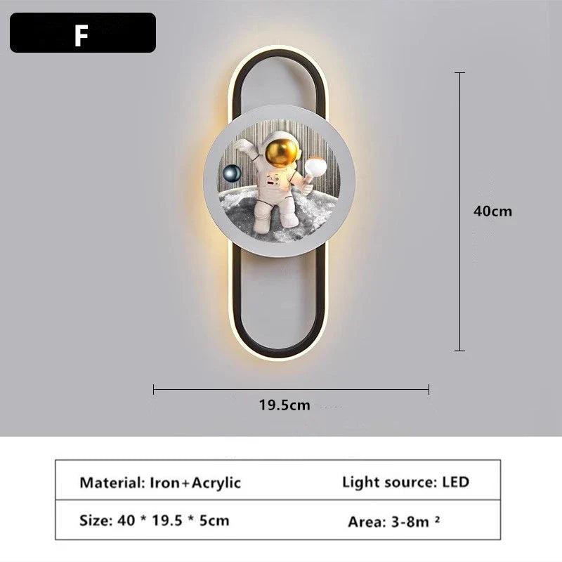 Afralia™ Wall Lamp for Bedroom Living Room Stairs, Creative Background Painting Decoration