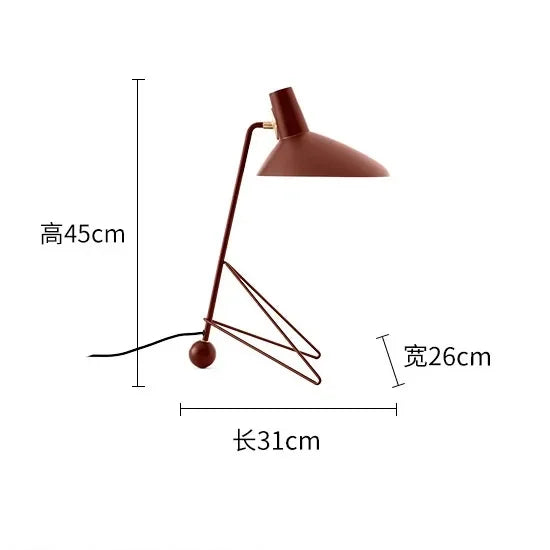 Afralia™ Denmark Tripod Desk Lamp - Floor/Table Light Fixture